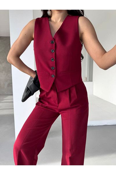 Moda İkra Set of 2 Vest and Trousers