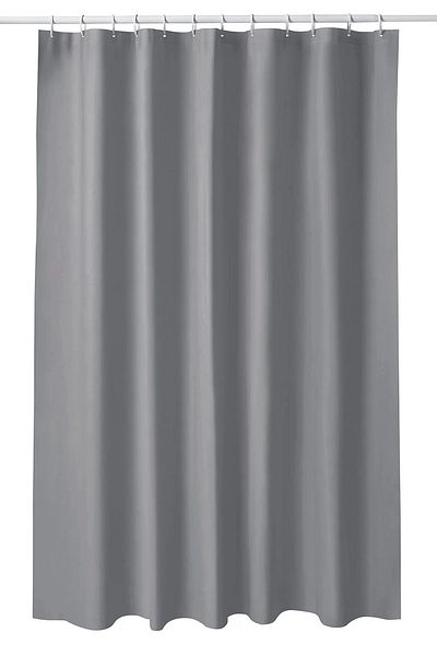 Binbirreyon Lc025 Model Waterproof and Shortenable Bathroom Shower Curtain