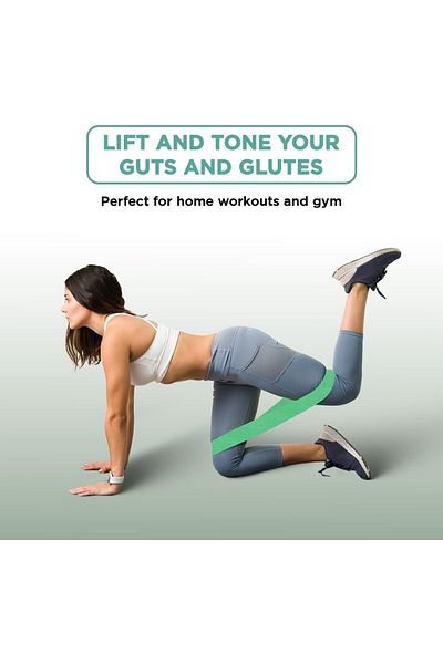 Endless Resistance Loop Bands Set | Light, Medium & Heavy | Cotton | Hip & Glute Workouts
