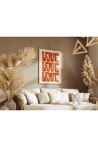 ARTCASTLE Επιτραπέζια ζωγραφική με ξύλινο πλαίσιο Σειρά Love