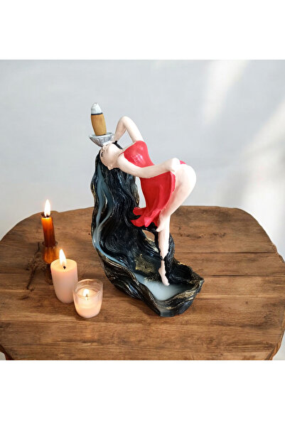 Genel Markalar Rapunzel Saçlı Balerin Kız Geri Akış Şelale Tütsülük