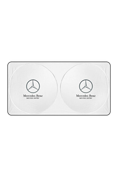Mercedes Benz غطاء واقي من أشعة الشمس للزجاج الأمامي للسيارة، قابل للطي، واقي...