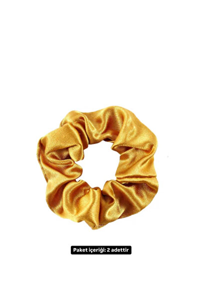 GERCELLA Nadide Silk Satin 2 Pieces Hair Rubber (Biguteri)