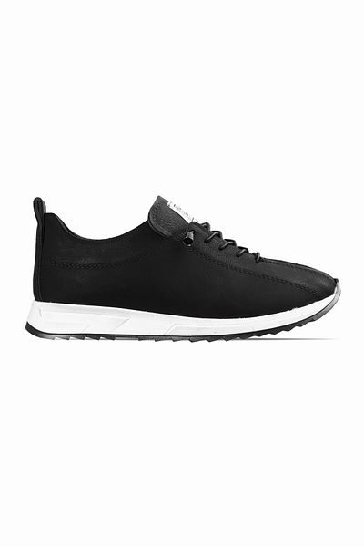 Lal Shoes & Bags Celosia Women's Latik Lace Detailed Casual Shoes-Nubuk Black