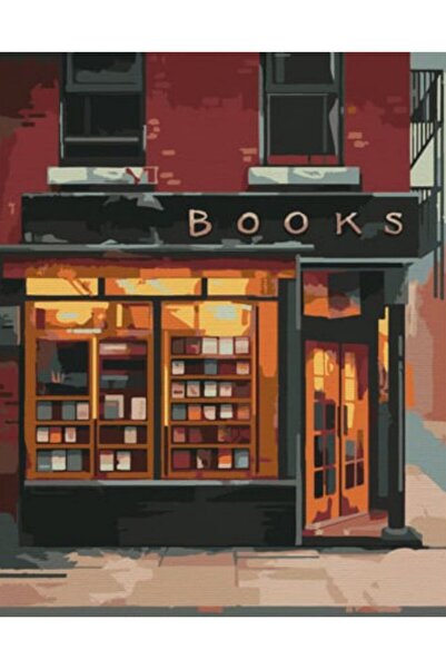 OZN AKSESUAR Boyama Kağıdı Sayılarla Boyama Seti Boya ve Fırça Dahil (Kasnaks...