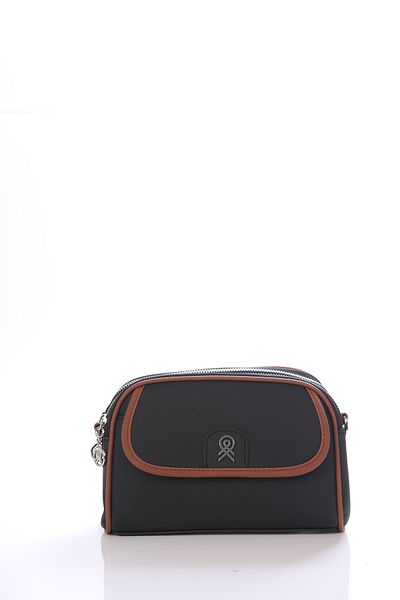 byFOX Fashion Υφασμάτινη τσάντα Lacost με τρία διαμερίσματα με λεπτομέρεια κάλυψης στο μπροστινό μέρος