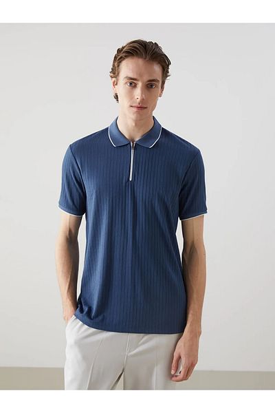 LC Waikiki Tricou pentru bărbați LCW Vision Polo cu mânecă scurtă din bumbac pieptănat