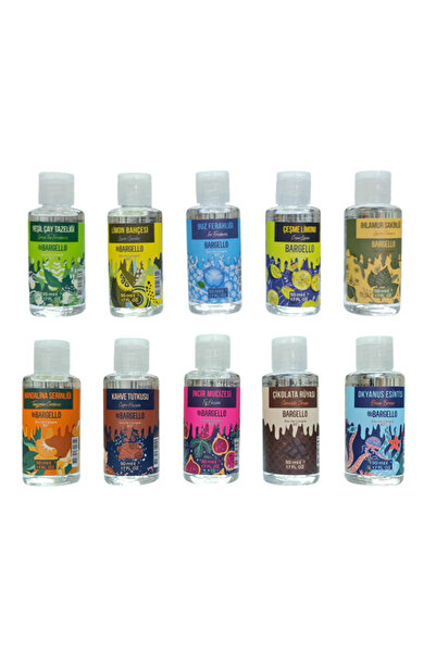 Bargello Kolonya 50 ml Set Plastik Dökme Kolonya Edc - Mnms50edcset