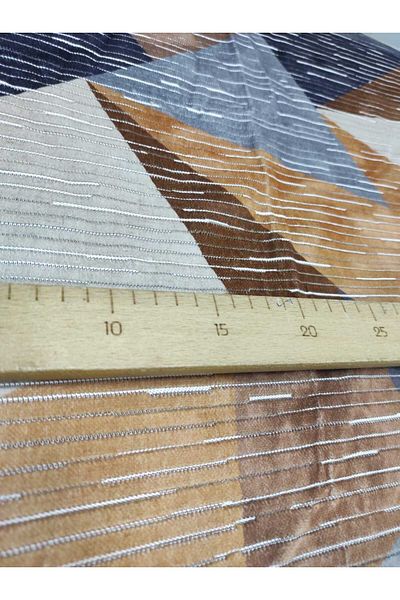 Evcimenhome ΝΕΟ προϊόν Παχύ Βελούδινο Ύφασμα 115cmx230cm χρώμα:πολύχρωμο
