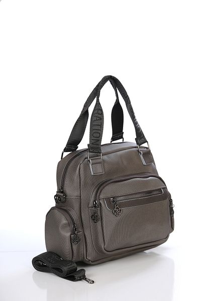 byFOX Fashion Τσάντα πολλαπλών διαμερισμάτων από ύφασμα Lcst με δερμάτινη λεπτομέρεια και μπροστινή τσέπη