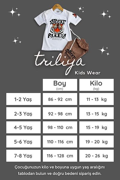 TRİLİYA Triliya Boy's Lycra T-shirt and Capri Set - Modern and Stylish
