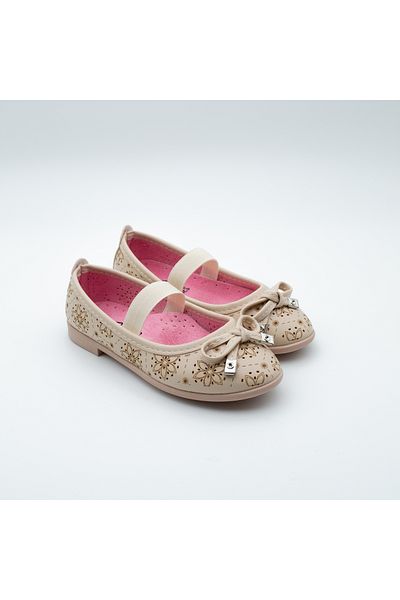 Arçın Shoes Flower Patterned Girls' Ballerinas – Elegant and Stylish Little Steps