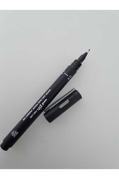 UNİ-BALL Uni-Ball Drawing Pen Acrylic Tip Fine Line Pin 0.06mm Black (1Pcs)