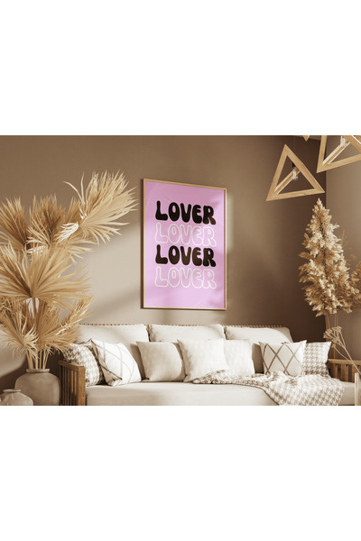 ARTCASTLE Tablou cu ramă din lemn Lover