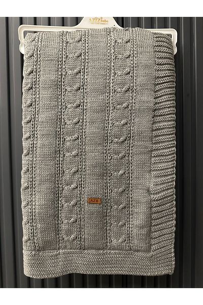 Aziz Bebe Knitwear Thick Knitted Baby Blanket