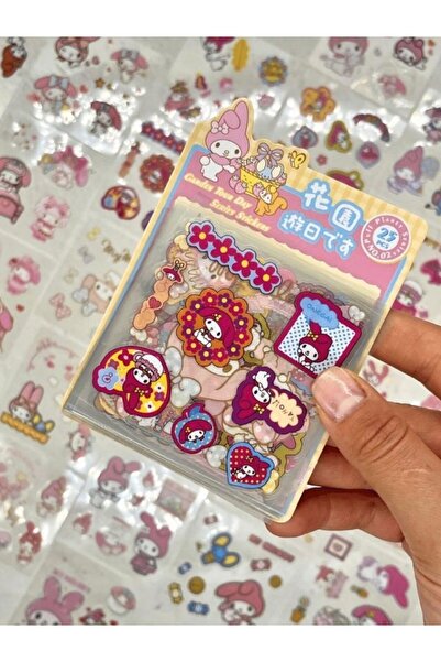 Kağıt Gemi Dükkan Sanrio Personaj My Melody 25 coli 160 buc. Set de autocolan...