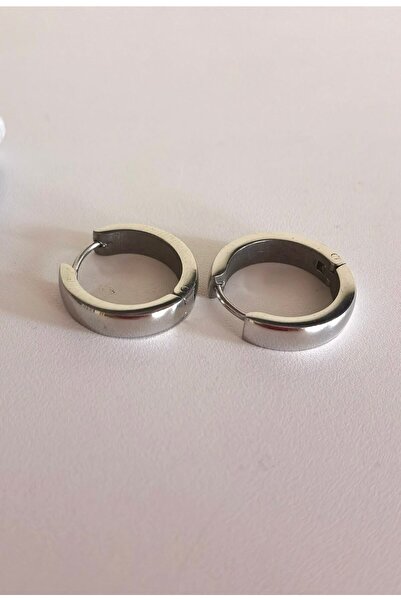 Bylin Surgical Steel Hoop Earrings - Thickness 4mm - Ring Diameter 12mm - 1 Pair