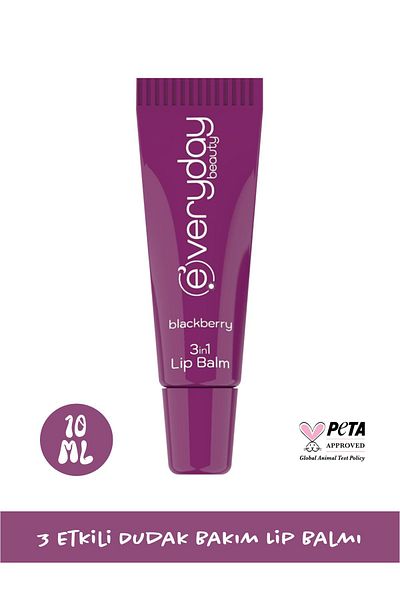 Everyday Beauty Blackberry 3 in 1 the Lip Balm - 24 Hours Moisturization