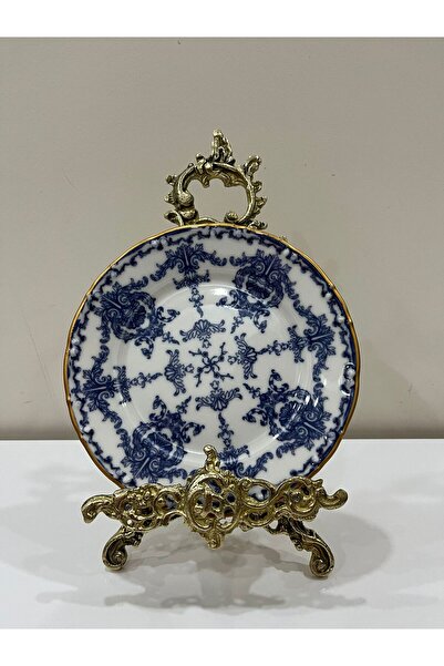 hediye PİRİNÇ DÖKÜM 32 CM ŞÖVALE TABAK STANDI TABAK ŞÖVALESİ SUNUM EVDEKORASYONU LİMOGES TABAK SUNUMU