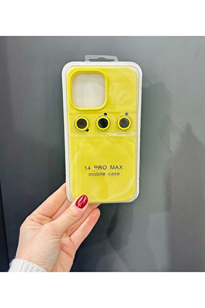 Classy İPhone 14 Pro Max leke tutmaz lens koruyucu hediyeli silikon kılıf