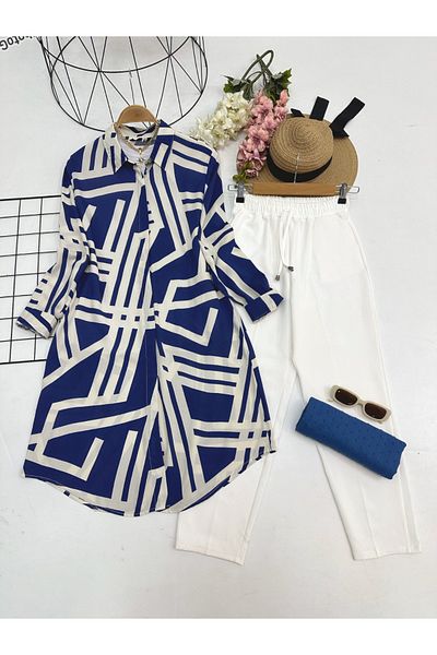 YEDİLALE Mixed Patterned Viscose Shirt