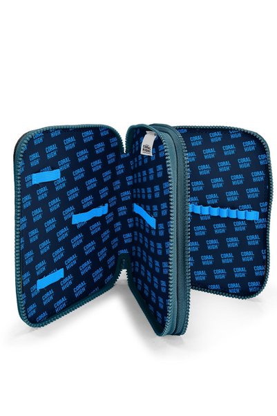 Coral High Kids Nefti Gamer Patterned Double Layer Pen Bag 11155