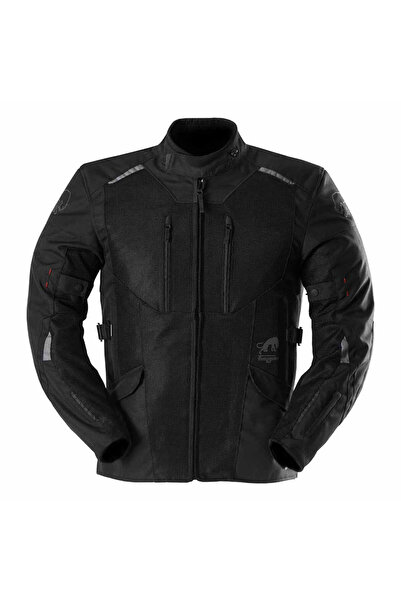Furygan Brooks Vented Plus Mevsimlik Motosiklet Ceketi Siyah