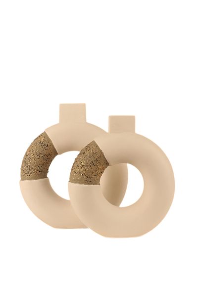 Hmydesign Verser 2-Piece Handmade Decorative Ceramic Vase