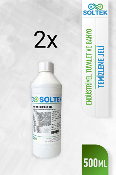 SOLTEK KİMYA Wc Sarı Leke Temizleme Jeli - Sol Wc Perfect Jel 500ml 2 adet