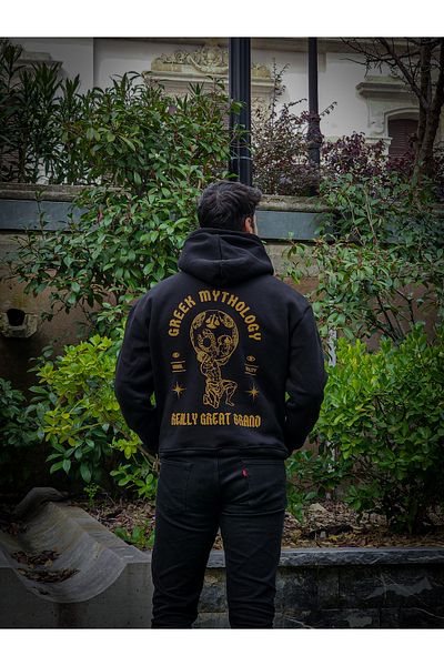 Liber Greek God - Oversize Hooded Sweatshirt