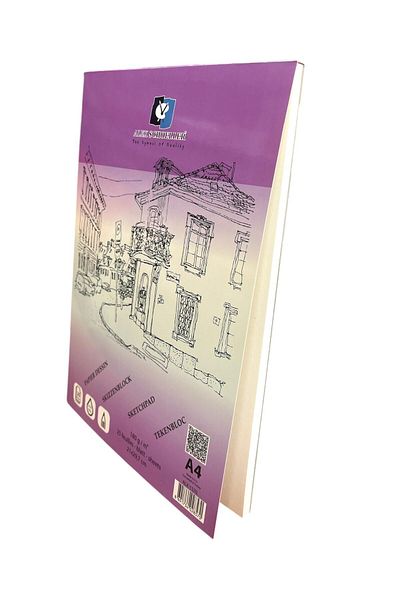 Alex Schoeller A4 180 Gr 25-Piece Sketch Block Adhesive - Alx-1570