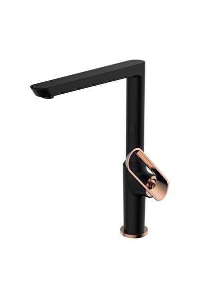 Bien Hermes Mutfak Eviye Bataryası Siyah - Rose Gold