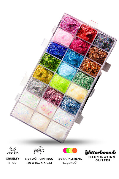 the glitter boomb - Jel Glitter Paleti - EXCLUSIVEpro