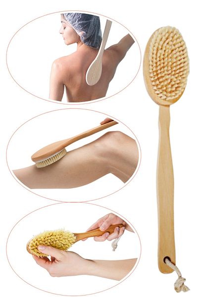 Bio Vitals Biovitals Wooden Handle Bathroom Shower Brush (Saucet)