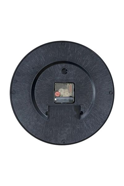 KaktüsKedi 31 cm Real Glass Flowing Seconds Wall Clock Red