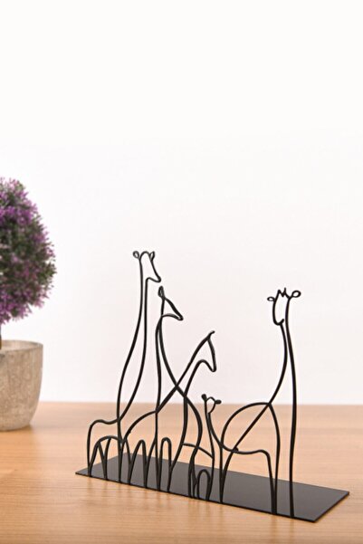 Muyika Design Muyika Metal Masa Üstü Biblo Giraffa 18x20cm Bbl-m