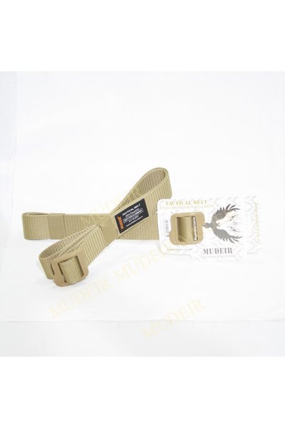 Mudeir Beige Tactical Belt - Outdoor Operation Waist Belt, Tactical Military
