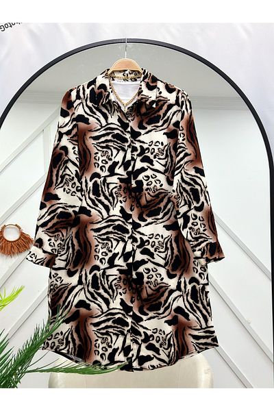 YEDİLALE Mixed Patterned Viscose Shirt