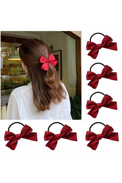 Idealtoka 6 τεμάχια κόκκινα κουμπώματα με φιόγκο