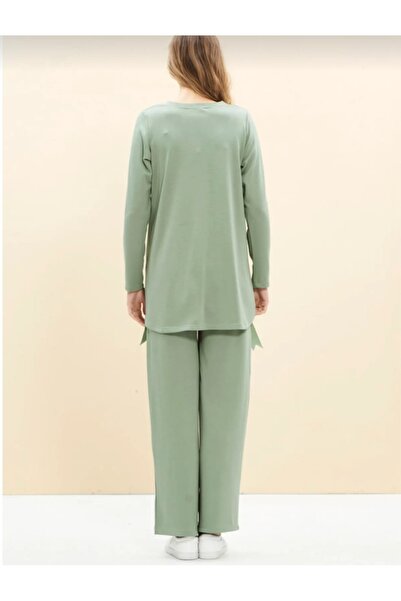 Genel Markalar Viskon Yeşil Hamile Eşofman Takımı