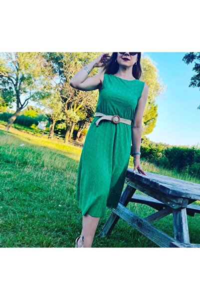 OEM Brode Fabric Lined Dress