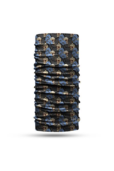 headwear Skulled Storm Unisex Neck Collar Bandana - Hwbf271