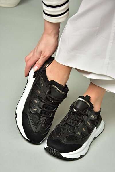 Fox Shoes U973501004 Чорні тканинні кросівки