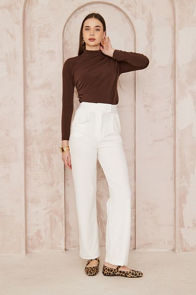Keshka Women's Casual Waist Straight Pants