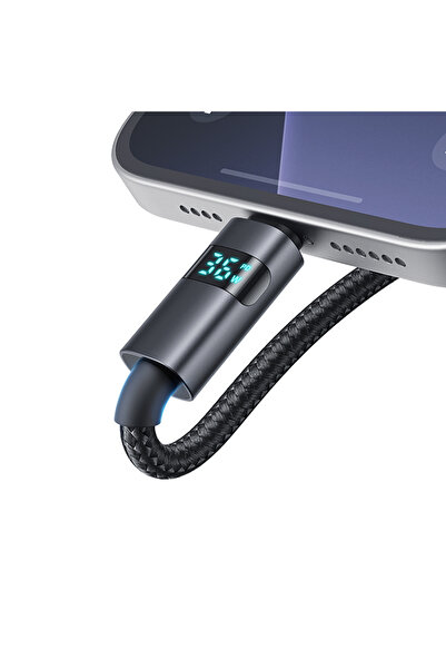 Mcdodo CA-6570  36W TYPE-C TO LİGHTNİNG SİYAH KABLO