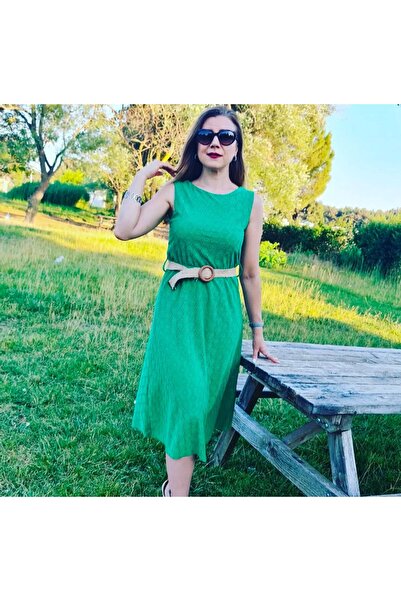 OEM Brode Fabric Lined Dress