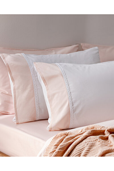 Madame Coco Μαξιλαροθήκη Nicola 100% βαμβακερή - Πούδρα