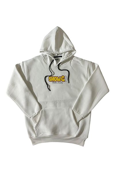 Modaley Giyim Unisex Φούτερ με κουκούλα με κανονική εφαρμογή από βαμβακερή μαλακή υφή με φλις εσωτερικά