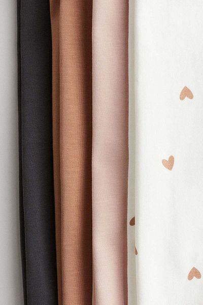 H&M 4-pack Cotton Jersey Leggings