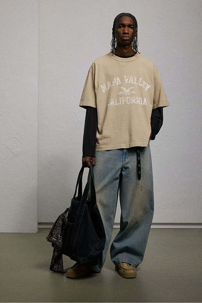 H&M Loose Fit Printed T-shirt